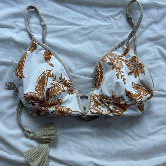 Maaji Nectar Babylon V Wire Bikini Swim Top Women's Size Medium NWOT Reversible - Picture 1 of 7
